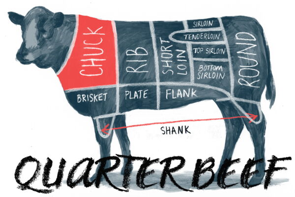 Quarter of Beef